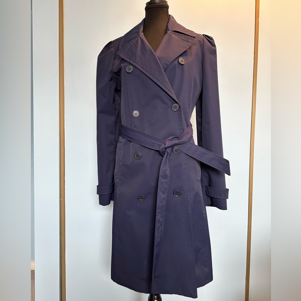 Gap navy trench coat